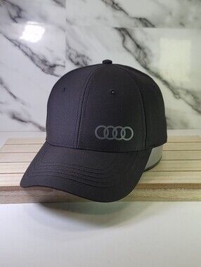 Audi Hat Black Baseball Cap. Adjustable. Car Style